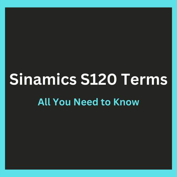 Sinamics S120 AC Drive Abbreviations