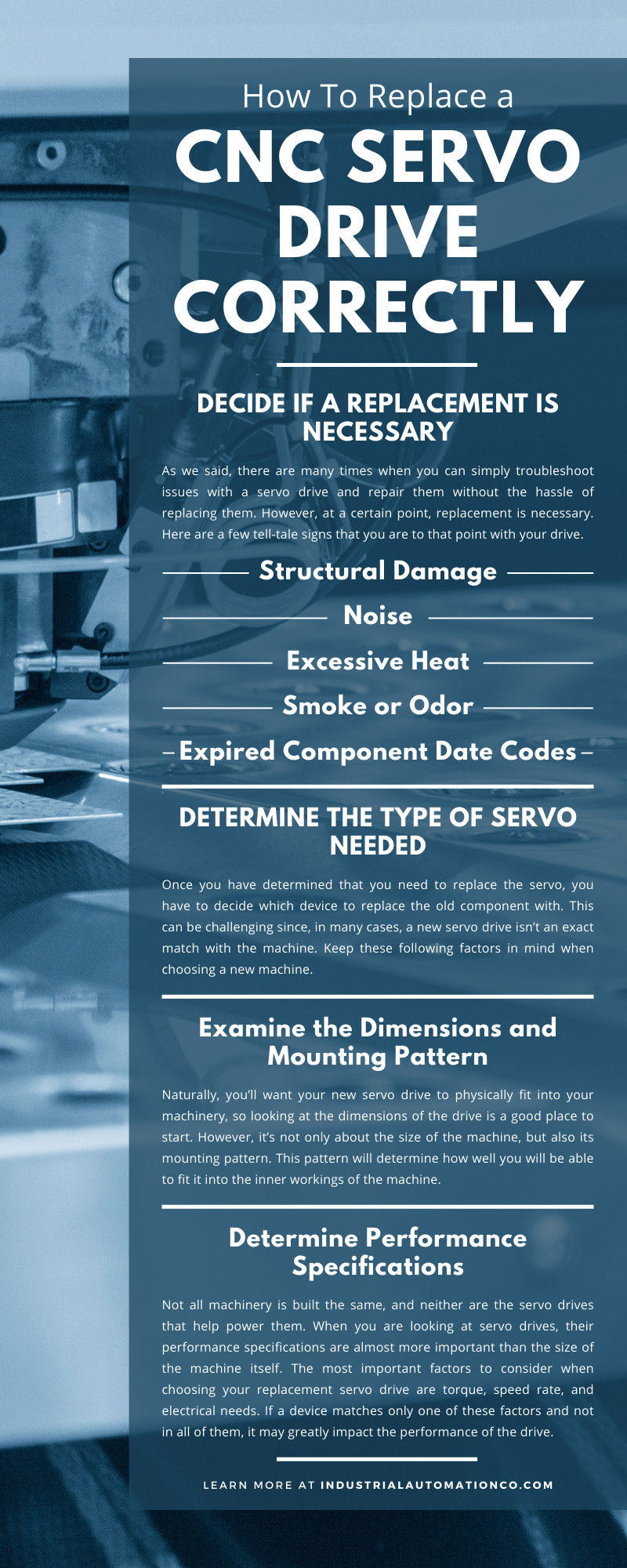 How To Replace a CNC Servo Drive Correctly