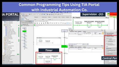 Common Programming Tips Using TIA Portal with Industrial Automation Co.