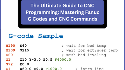 The Ultimate Guide to CNC Programming: Mastering Fanuc G Codes and CNC Commands